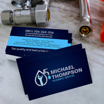 professional plumbing services business invitations