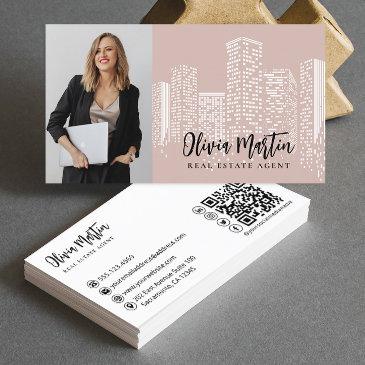professional real estate | photo qr code  business invitations
