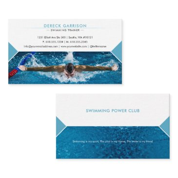 professional swimming trainer | coach business invitations
