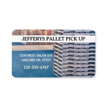 professional wood pallet business invitations