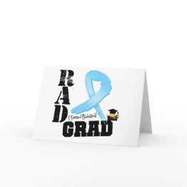 Small Prostate Cancer Radiation Therapy Rad Grad Invitations Front View