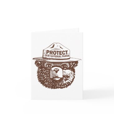 protect our parks bear graphic national park funny invitations
