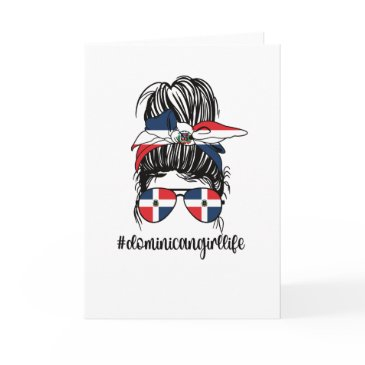proud dominican girl dominican republic flag roots invitations