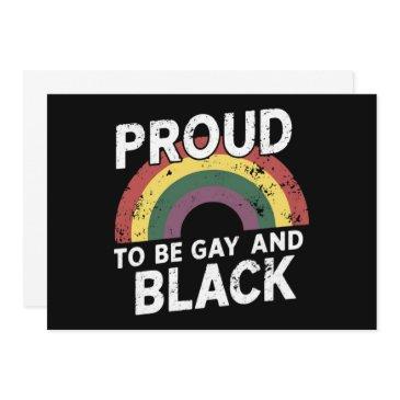 proud to be gay and black pride month 2025 invitation