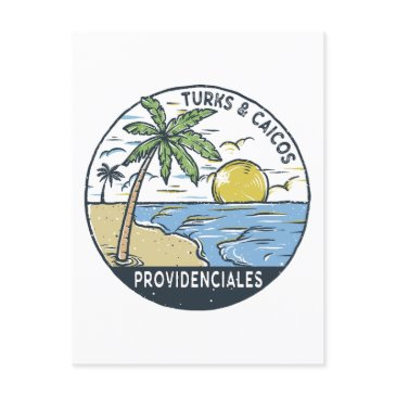 providenciales turks and caicos vintage postinvitations