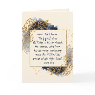 psalm 20:6 the lord gives victory to his anointed invitations