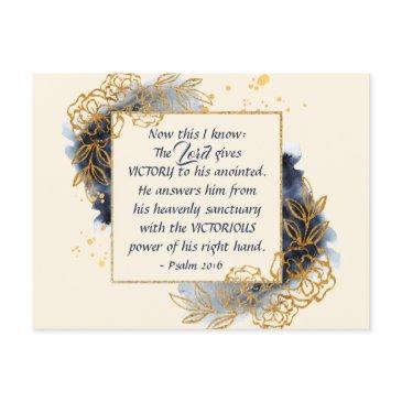 psalm 20:6 the lord gives victory to his anointed postinvitations
