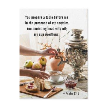 psalm 23:5 you prepare a table before me postinvitations