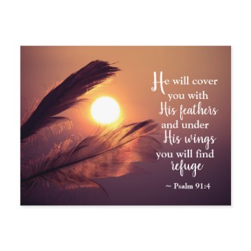 psalm 91:4 he will cover you with his feathers postinvitations