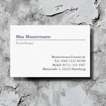 psychotherapy business invitations