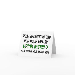 Small Public Service Announcement Front View