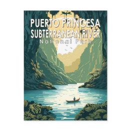 Small Puerto Princesa Subterranean River National Park Postinvitations Front View