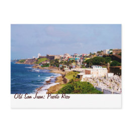 Small Puerto Rico Postinvitations Front View