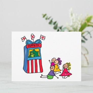 puppet show invitations