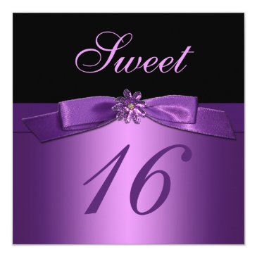 Sequins Sweet 16 Invitations Rawrpink
