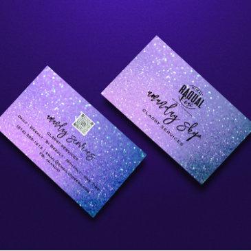 qr code logo online shop holographic business car business invitations
