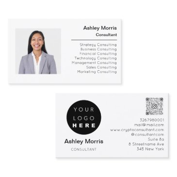 qr code logo photo professional corporate business invitations