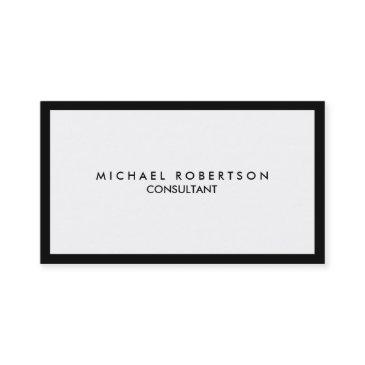 quality unique plain black border white business invitations