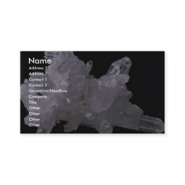 Small Quartz Business Invitations Front View
