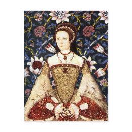 Small Queen Catherine Parr - Portrait Postinvitations Front View