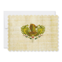 Small Queen Cleopatra Invitation Front View