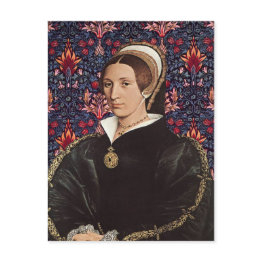 Small Queen Katherine Howard - Portrait Postinvitations Front View