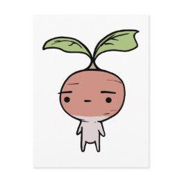 Small Radish Postinvitations Front View