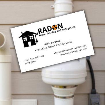 radon testing and mitigation company business invitations