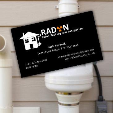 radon testing and mitigation company business invitations
