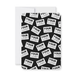 Small Randomly Placed Look For Your Logo Or Any Photo Invitation Front View