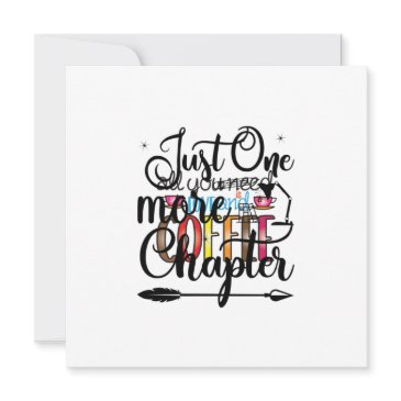 reading art just one more chapter invitation