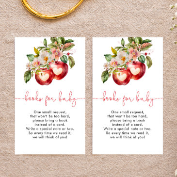 red apple of my eye books for baby ticket enclosure invitations