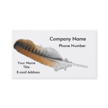 red-tail hawk feather business invitations