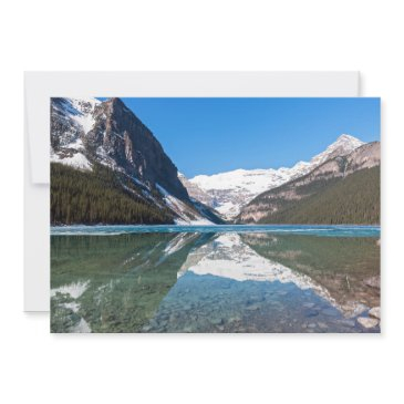 reflection on lake louise - banff np, canada invitation