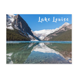 Small Reflection On Lake Louise - Banff Np, Canada Postinvitations Front View