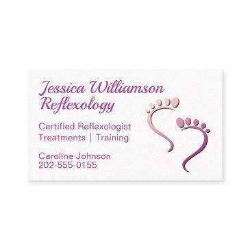 reflexology podiatrist foot care business invitations