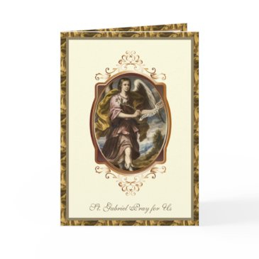 religious st. gabriel archangel catholic prayer invitations