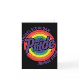 Small Resist Trump Remove Stubborn Orange Stains Pride M Invitations Front View