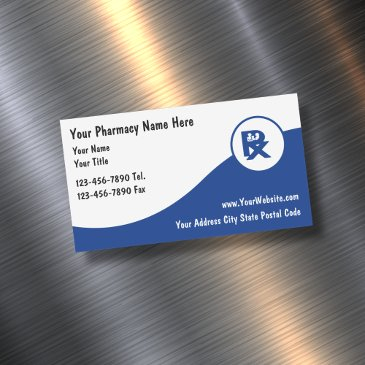 retail pharmacy business invitations magnet