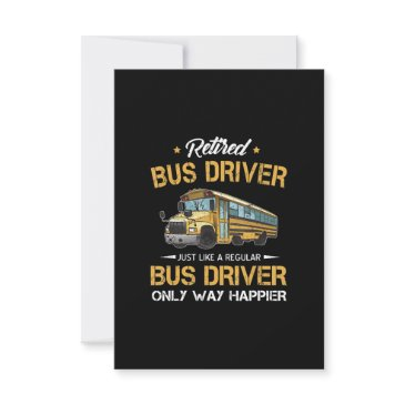 retired school bus driver just like a regular rsvp invitations