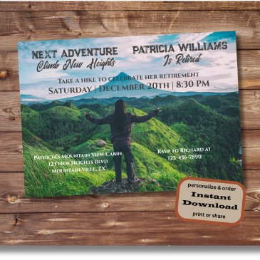 retirement hiking next adventure climb heights invitation