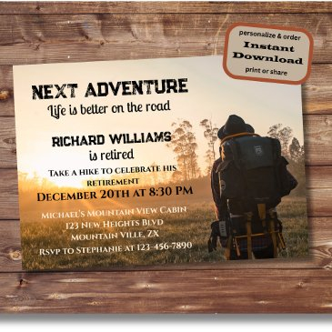 retirement hiking next adventure on the road invitation