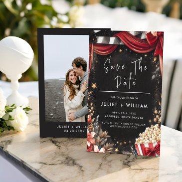 retro movie ticket most popular wedding save the date