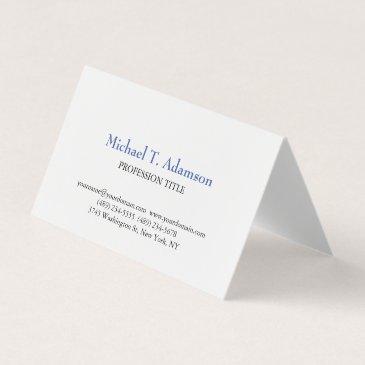 retro style elegant plain simple white business invitations