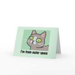 Small Rick And Morty™ | I'm From Outer Space Invitations Front View