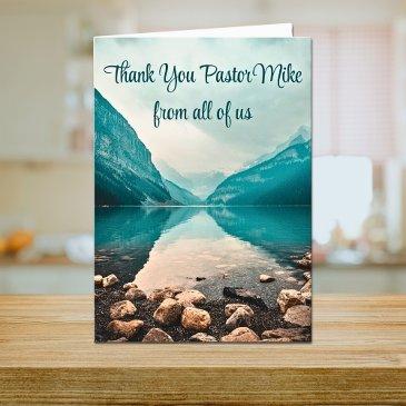 rocky beach pastor appreciation from congregation thank you invitations