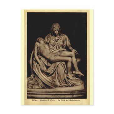 rome, pieta, by michelangelo postinvitations