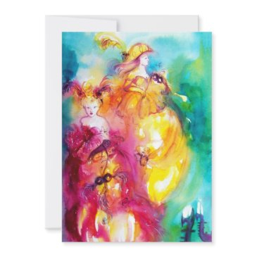 rondo in lagoon, sweet sixteen masquerade party invitation