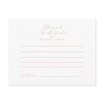 rose gold idyllic stylish calligraphy wedding postinvitations