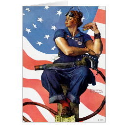 Small "rosie The Riveter" Front View